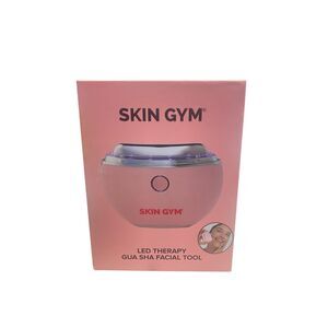 Skin Gym LED Therapy Gua Sha Facial Tool Pink | Light Therapy Sculpting Device
